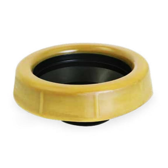 Toilet Wax Ring Gasket with Flange for Toilet Bowl Waste Lines, Universal Fit for 3 in or 4 in Lines- Gas, Odor and Watertight Seal