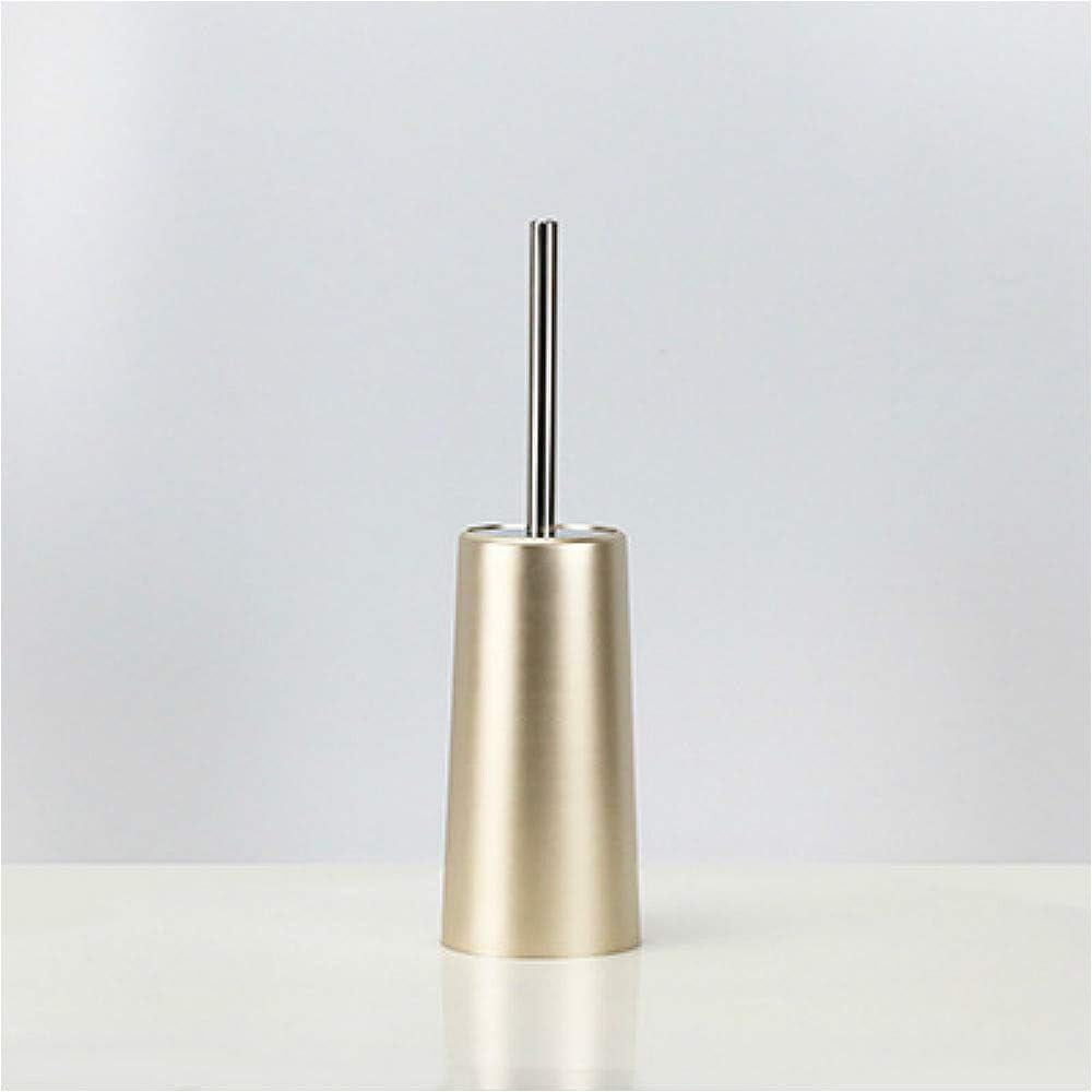 Toilet brush and bracket, floor-standing anti-rust durable toilet brush Champagne gold