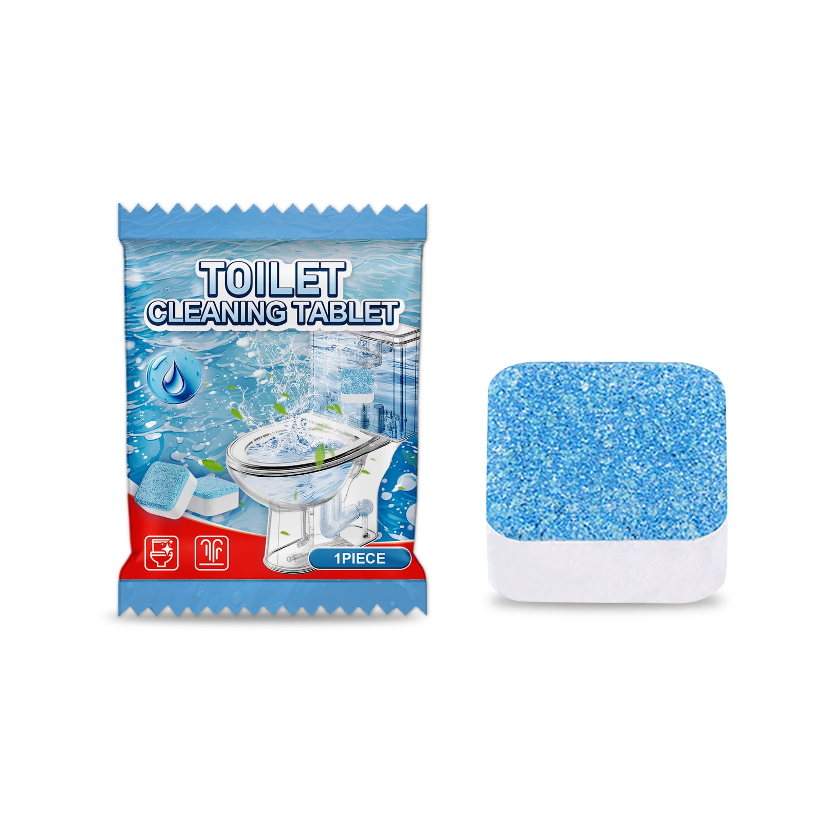 Toilet cleaning tablets for odor removal and stain cleaning in the ...