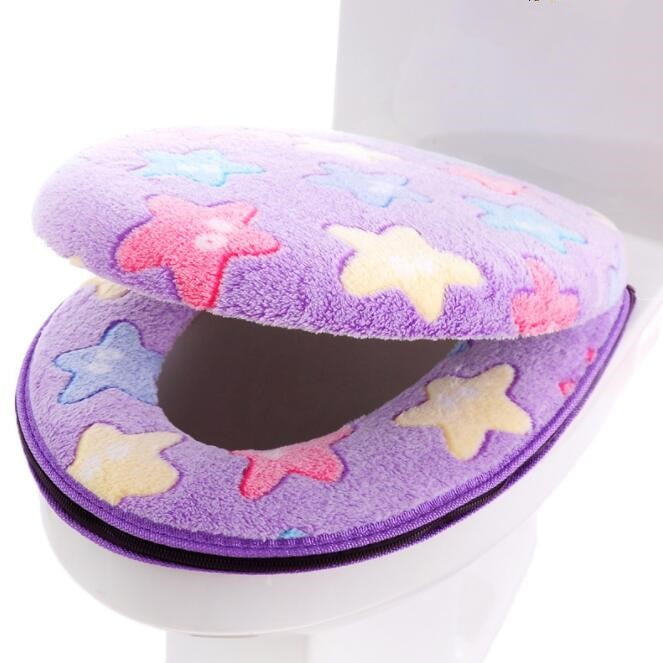 Toilet mat Luxury Toilet seat Cover 2 Pack Set (Lid Cover & Tank Cover