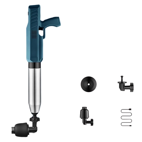 Toilet pipe unclogger, high-pressure unclogger, toilet kitchen drain unclogger