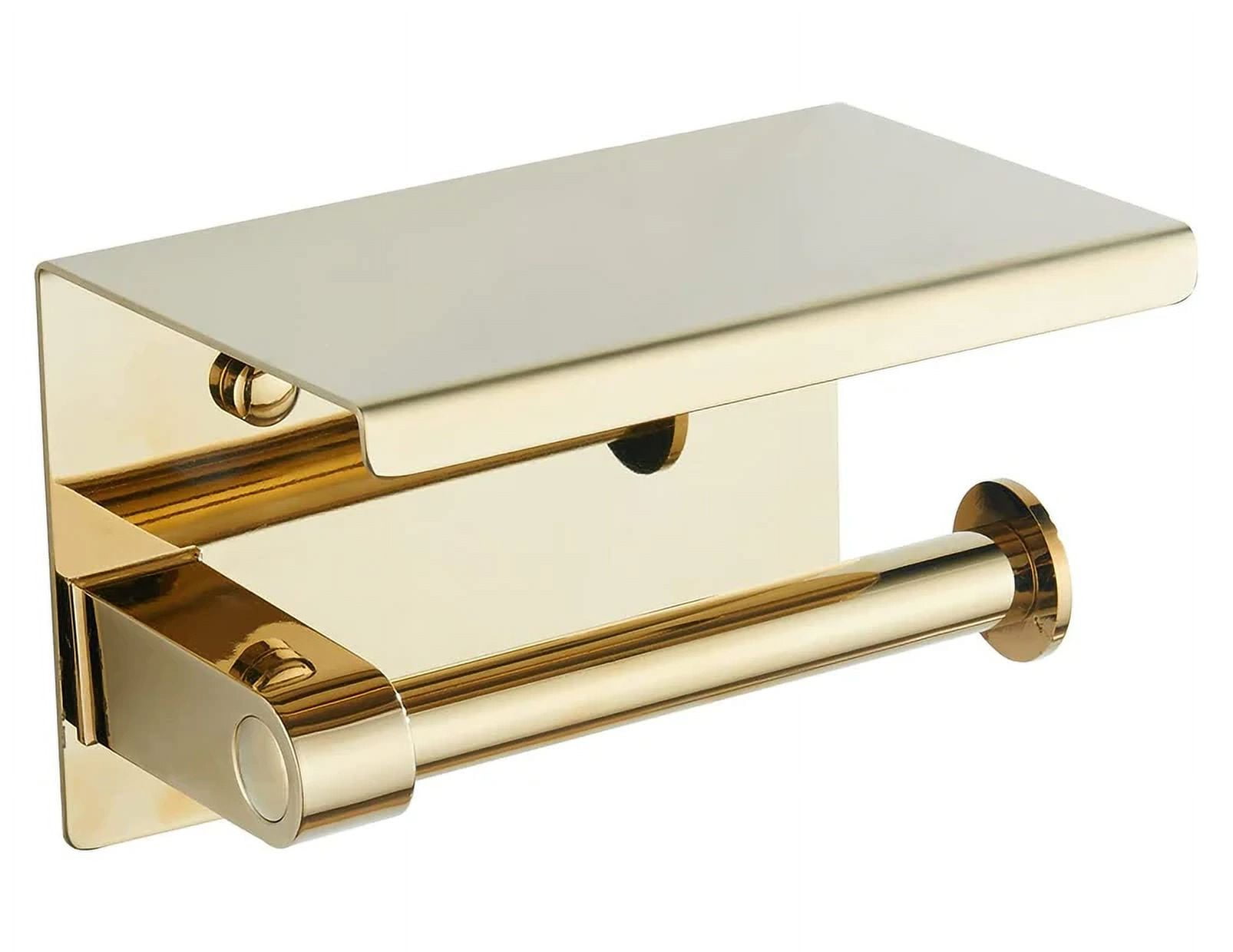 Toilet roll holder gold 304 stainless steel toilet roll holder with