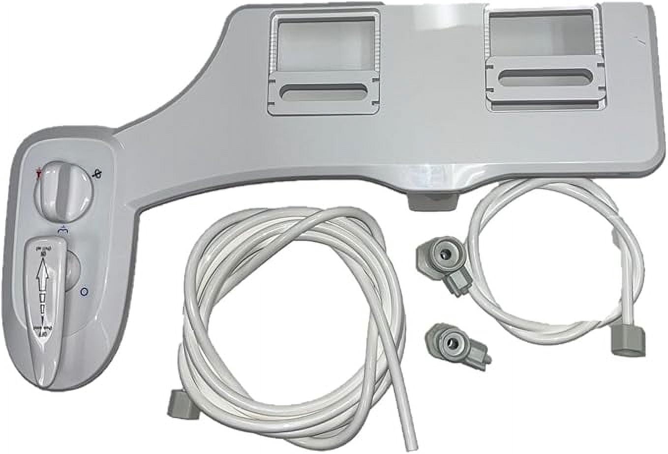 NuFlush Toilet seat bidet, Combination hot and cold water Bidet attachment
