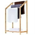 thumbnail image 1 of ToiletTree Products Bamboo Towel Rack Holder, Indoor and Outdoor Towel Organizer, 1 of 7