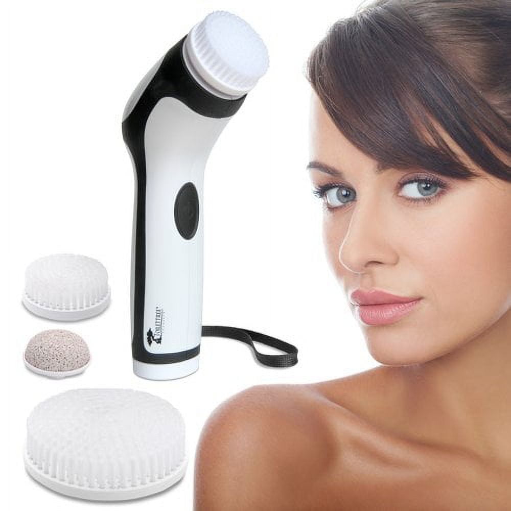 ToiletTree Products Face and Body Brush, Black