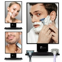 ToiletTree Products Fogless Shower Mirror with Squeegee, Adjustable Shaving Mirror