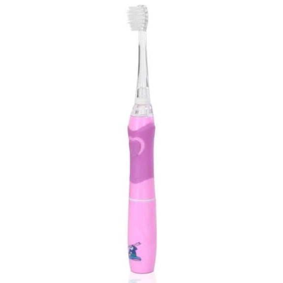ToiletTree Products Poseidon Children's Sonic Toothbrush with LED Lights, Pink