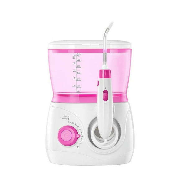 ToiletTree Products Water Flosser for Kids BPA-Free Portable Water Flosser with 600ml Capacity, Pink