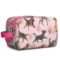 thumbnail image 1 of Toiletries Bag,Dogs with Pioneer Flower Mens Womens Toiletry Bag Bathroom Bag,Waterproof Toiletry Travel Bag Dopp Kit Shaving Bag 11x6.3x5.1 Inch, 1 of 5