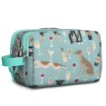 thumbnail image 1 of Toiletries Bag,Dogs with Wine and Glasses Mens Womens Toiletry Bag Bathroom Bag,Waterproof Toiletry Travel Bag Dopp Kit Shaving Bag 11x6.3x5.1 Inch, 1 of 5