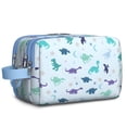 thumbnail image 1 of Toiletries Bag,LightBlue Dinosaurs Stars Moons Pattern Mens Womens Toiletry Bag Bathroom Bag,Waterproof Toiletry Travel Bag Dopp Kit Shaving Bag 11x6.3x5.1 Inch, 1 of 5