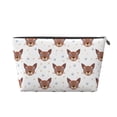 thumbnail image 1 of Toiletry Bag, Abstract Cute Cat Face Leather Waterproof Travel Makeup Cosmetic Bag Organizer, Large Capacity Toiletry Bag for Travel Size Toiletries, Skin Care Bag for Women, 1 of 8