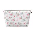 thumbnail image 1 of Toiletry Bag, Eiffel Tower flower Leather Waterproof Travel Makeup Cosmetic Bag Organizer, Large Capacity Toiletry Bag for Travel Size Toiletries, Skin Care Bag for Women, 1 of 8