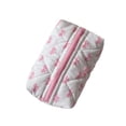 thumbnail image 1 of Toiletry Bag, Makeup Bag - Loetky Travel Organizer, Bow Knot Print Large Capacity for Cosmetics - Pink, 1 of 6