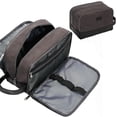 thumbnail image 1 of Large Toiletry Bag for Men, Travel Toiletries Shaving Bag, Water Resistant Hanging Organizer Dopp Kit, Travel Accessories Bag for Business Trip, Gym, Men's Gift(Grey), 1 of 10
