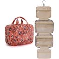 thumbnail image 1 of Toiletry Bag Travel Bag with Hanging Hook, Water-resistant Makeup Cosmetic Bag Travel Organizer for Accessories, Shampoo, Full-size Container, Toiletries, 1 of 6