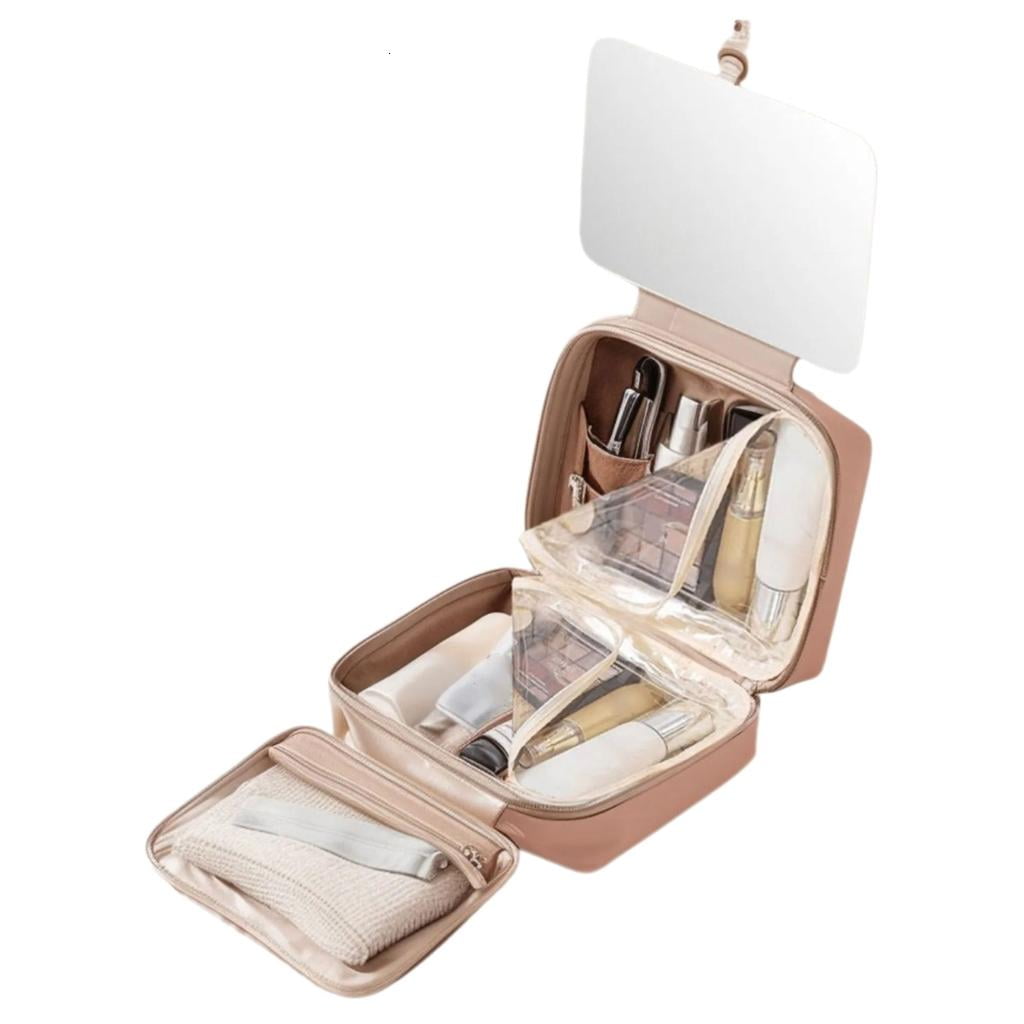 Toiletry Bag Travel Bag with Hanging Hook,Water Resistant Makeup Cosmetic Bag Travel Essential Travel Organizer Bag