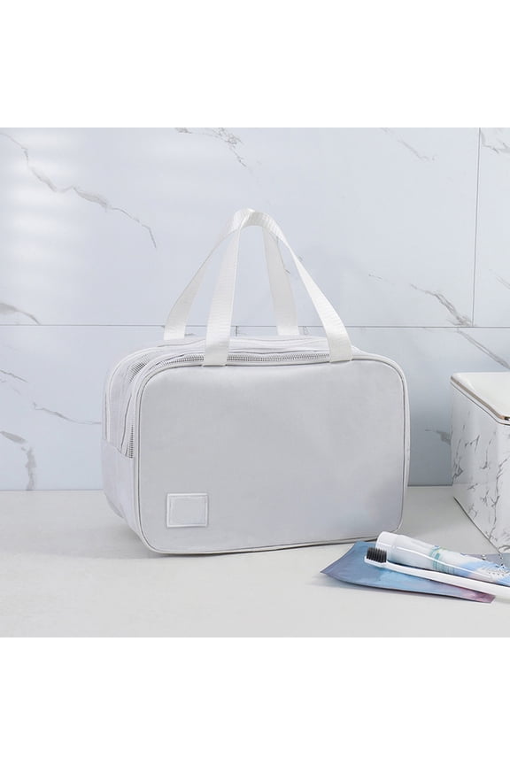 Toiletry Bag Travel Dopp Kit for Men Women - Waterproof Wet Dry Separation Large Capacity Toiletry Organizer for Shampoo Razor Cosmetics - Portable Carry On Toiletry Case for Business Trip Camping