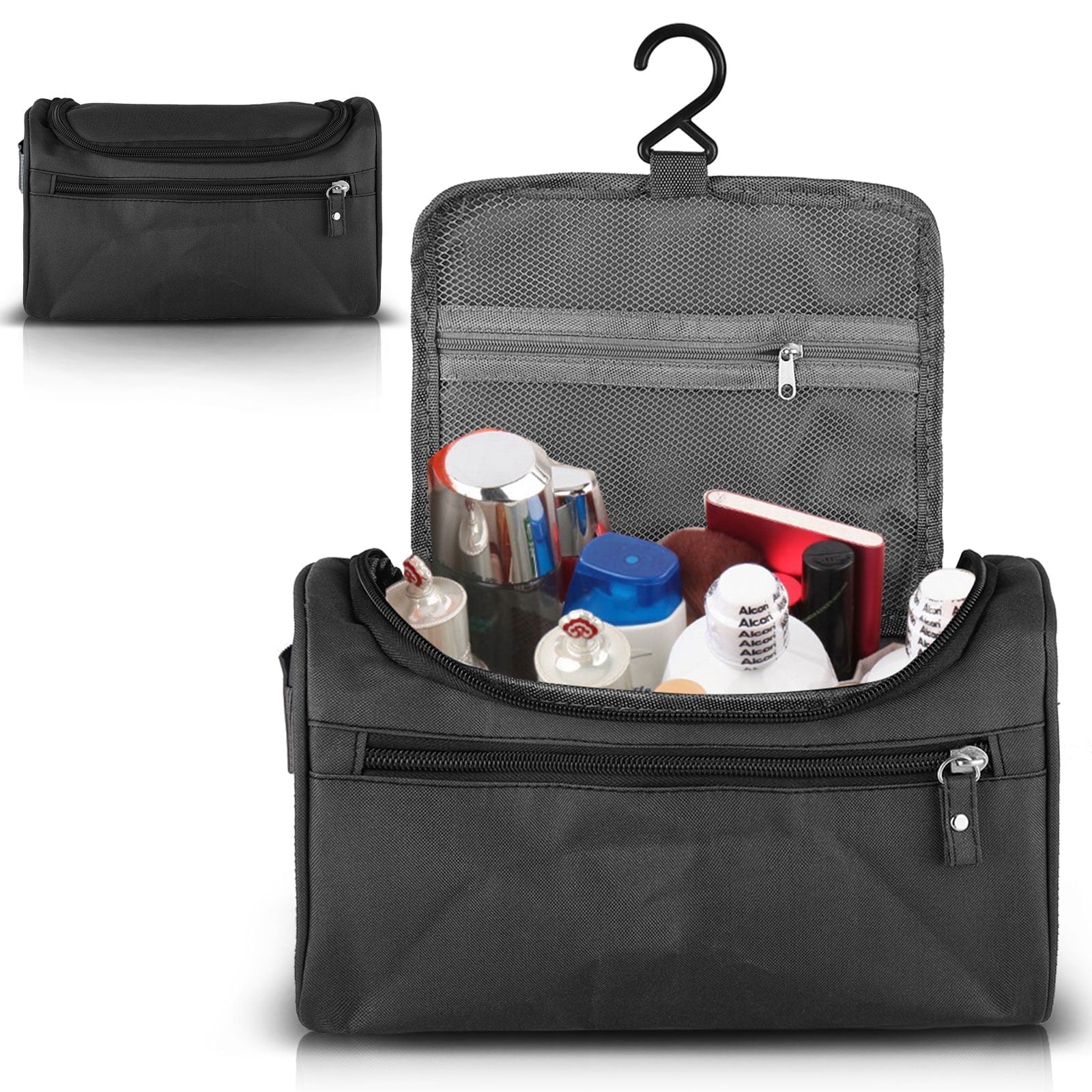Toiletry Bag Travel Bag with Hanging Hook, Large Capacity, Water ...