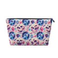 thumbnail image 1 of Toiletry Bag, blue record rock Skull Leather Waterproof Travel Makeup Cosmetic Bag Organizer, Large Capacity Toiletry Bag for Travel Size Toiletries, Skin Care Bag for Women, 1 of 8