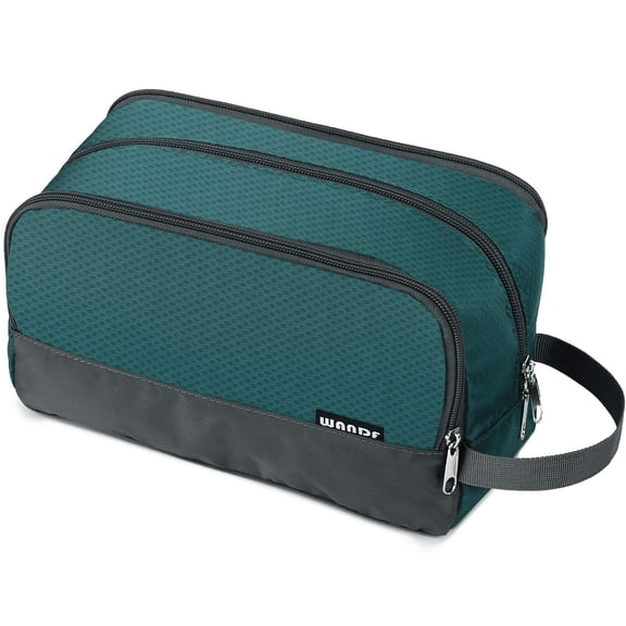 Toiletry Bag for Men Hanging Travel Dopp Kit Lightweight Water Resistant Small Shaving Bag Bathroom Cosmetic Organizer for Women, Malachite Green
