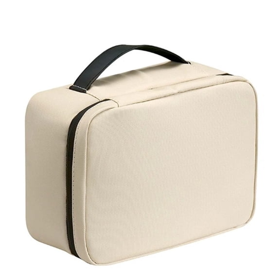 Toiletry Bag for Men, Travel Toiletry Organizer Dopp Kit Water-resistant Shaving Bag for Toiletries Accessories, Door Room Essentials (Beige)