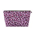 thumbnail image 1 of Toiletry Bag, pink lilac Leopard Leather Waterproof Travel Makeup Cosmetic Bag Organizer, Large Capacity Toiletry Bag for Travel Size Toiletries, Skin Care Bag for Women, 1 of 8