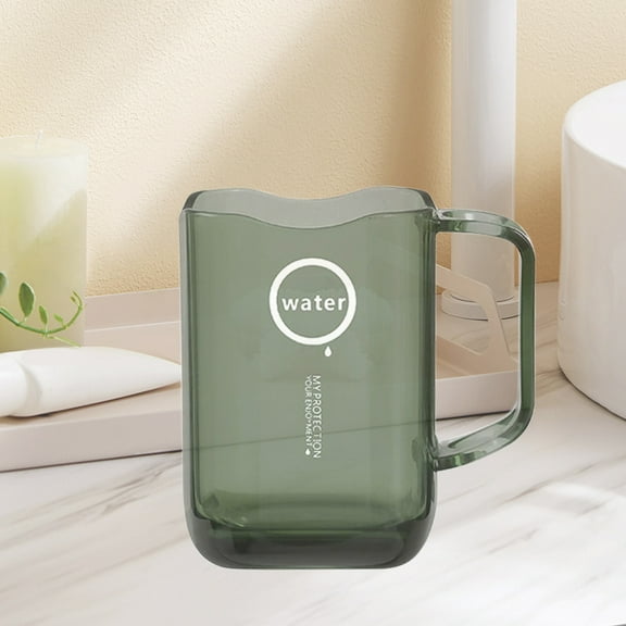 Toiletry Cups, Toothbrush Cups for Couples, Clear Plastic Toothbrush Cup, Mouthwash Cup, Multi-Color Toiletry Tooth Bowl Bucket, Household Brushing Cup, Travel Toothpaste Cup,1Pc