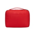 thumbnail image 1 of Toiletry Organizer Waterproof Storage Bag Travel Essentials for Weekend Trips Business Travel Red Hanging Foldable Organizer, 1 of 5