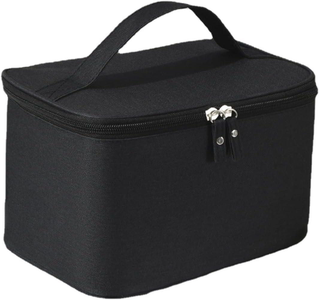 Toiletry Travel Bag For Men Women,Large  Makeup  Bag,Portable Travel Organizer Packing Cubes for Accessories Toiletries  Travel Essentials (Black)