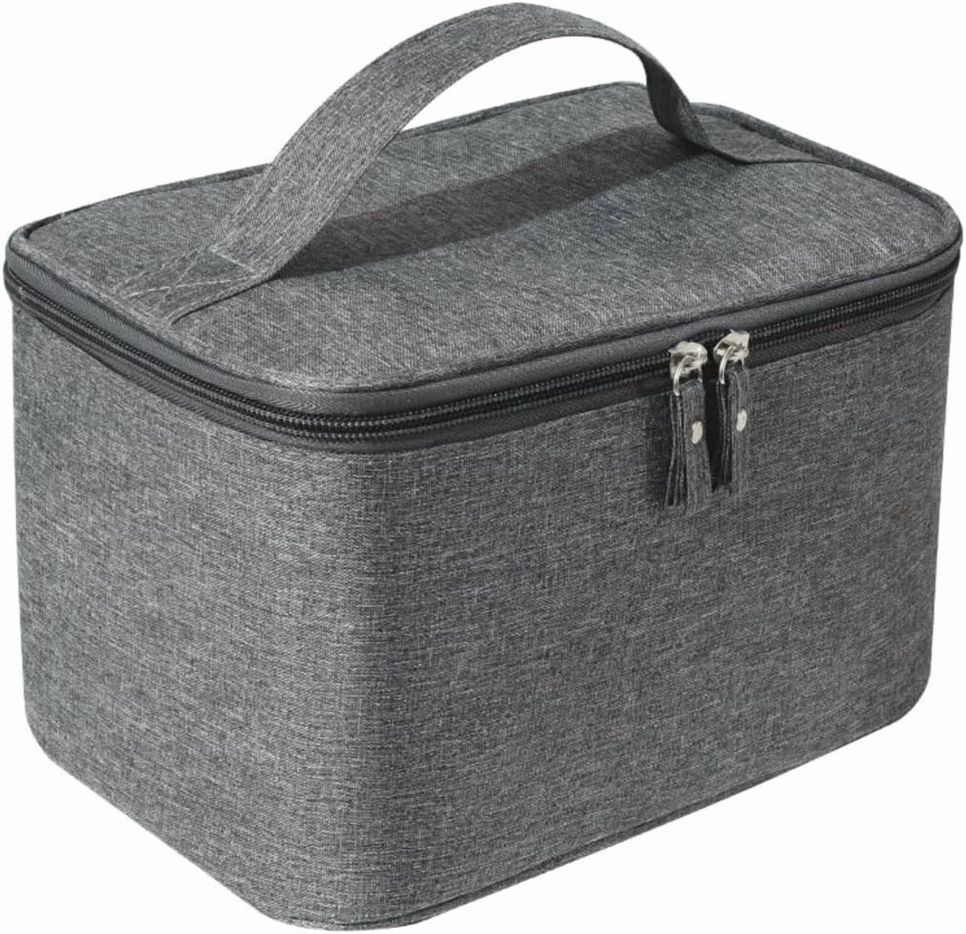Toiletry Travel Bag For Men Women,Large  Makeup  Bag,Portable Travel Organizer Packing Cubes for Accessories Toiletries  Travel Essentials (Grey)