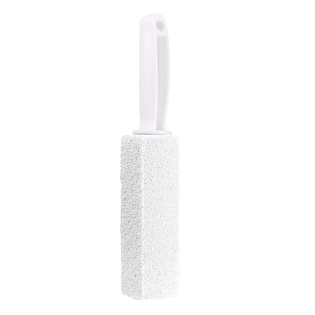 Toilets Cleaner Stone Dead Corner Crevice Cleaner with Long Handle Bathroom Gadgets Toilet Bathroom Brush for Kitchen Household Cleaning White 10cm