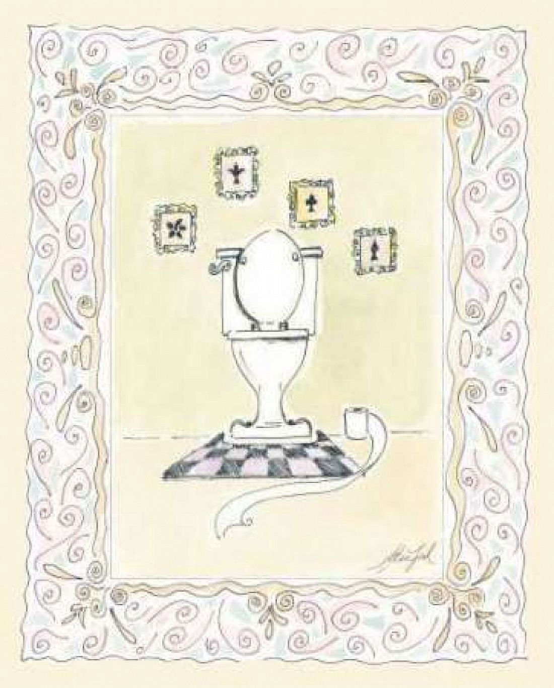Toilette II Canvas Art - Steve Leal (20 x 24)