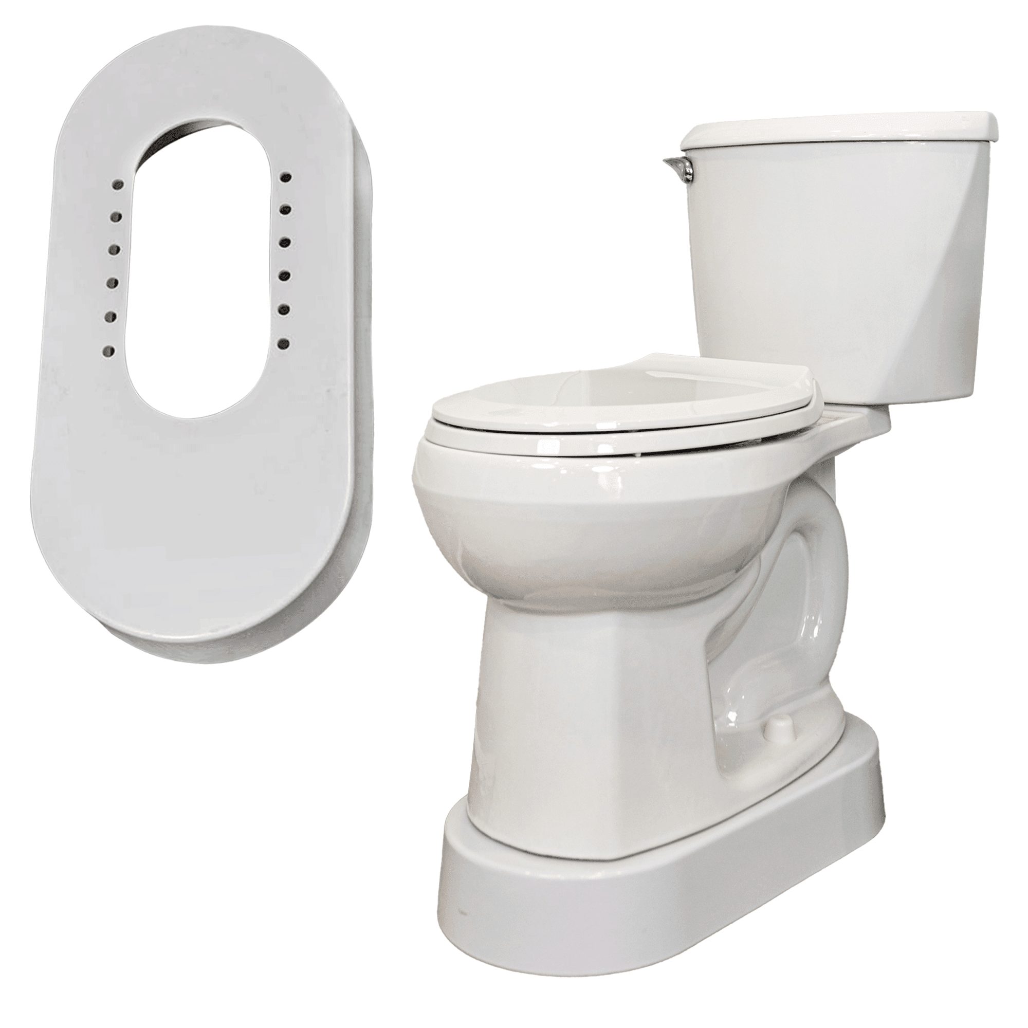 Toilet Riser Replacement Toilevator Toilet Riser, 11.5