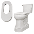 thumbnail image 1 of Toilevator Toilet Riser, 11.5"x23"x3.5", 500-lb Capacity, 1 Pack, 1 of 10