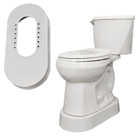 Toilevator Toilet Riser, 11.5"x23"x3.5", 500-lb Capacity, 1 Pack
