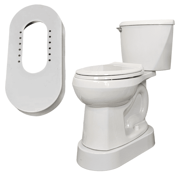 Toilevator Toilet Riser, 11.5"x23"x3.5", 500-lb Capacity, 1 Pack