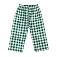 thumbnail image 1 of Toimothcn Baby Boys Pants Casual Plaid Printed Pants Stretch Waist Soft Loose Wide Leg Trousers Suitable For Dailywear, 1 of 9