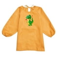 thumbnail image 1 of Toimothcn Baby Girls T Shirts Art Smock Apron With Pocket Cute Printed Long Sleeve Artist Painting Aprons Smocks Soft Comfortable Tee Shirt Comfy Girls Summer Clothes 4-8 Years, 1 of 6