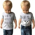thumbnail image 1 of Toimothcn Baby Girls T-Shirts Round Neck Short Sleeve Casual Cow Printed Barethable Relaxed Fit Shirt Tops 7-8 Years, 1 of 7