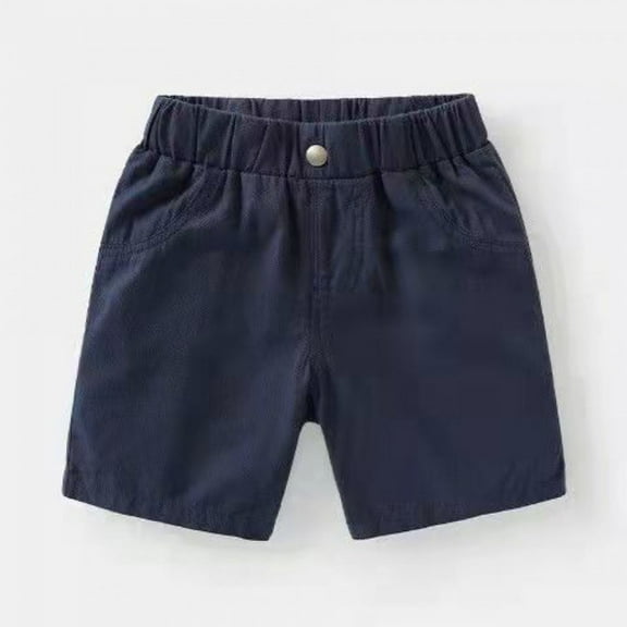 Toimothcn Boys Kids Cargo Shorts Youth Boy'S Casual Solid Color Stretch Shorts Outdoor Cargo Bottoms Leisure Kids Dailywear