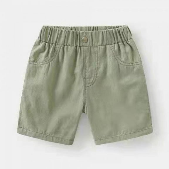 Toimothcn Boys Kids Cargo Shorts Youth Boy'S Casual Solid Color Stretch Shorts Outdoor Cargo Bottoms Leisure Kids Dailywear