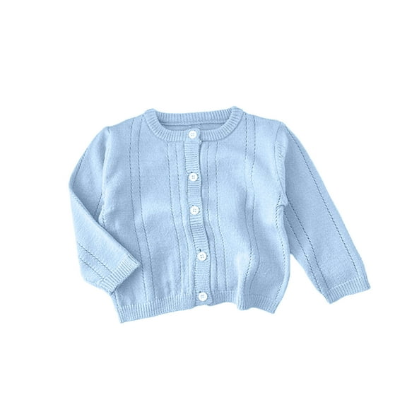 Toimothcn Casual Infant Toddler Girl's Sweater Long Sleeve Crew Neck Simple Solid Color Knit Sweaters Warm Soft Loose Fit Pullover Knitted Sweater Comfy Girl's Clothing