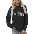 thumbnail image 1 of Toimothcn Casual Womens Sweatshirts Oversized Volleyball Letter Printed Hoodies Crewneck Long Sleeve Warm Loose Fit Sweatshirts Comfy Womens Clothes, 1 of 3