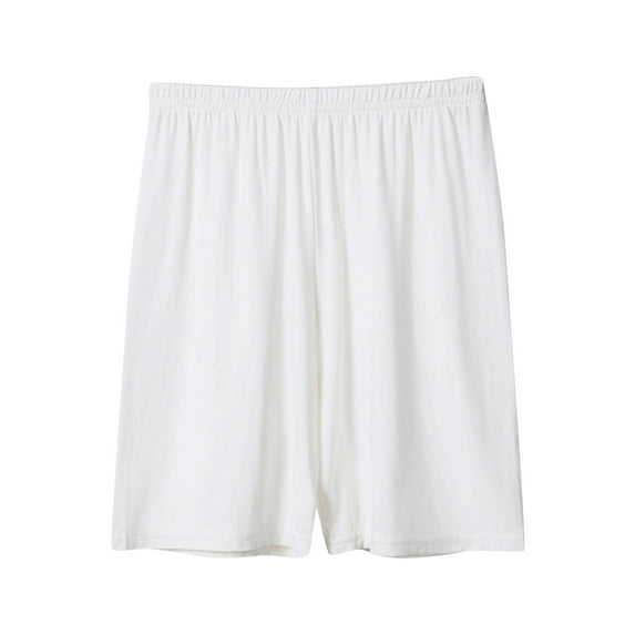 Toimothcn Children Kids Shorts Casual Solid Color Pajama Shorts Stretchy Waist Wide Leg Soft Loose Fit Sleepwear Shorts Suitable For Dailywear