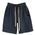 thumbnail image 1 of Toimothcn Mens Casual Shorts Solid Color Sports Shorts With Stretchy Waist Drawstring Quickly Dry Loose Fit Summer Beach Shorts Suitable For Outdoor Sports, 1 of 3