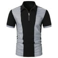 thumbnail image 1 of Toimothcn Mens Polo Shirts Lapel Short Sleeve Casual Striped Preppy Polo Shirts Buttons Up Breathable Loose Fit Sports Shirts Comfy Golf Shirts, 1 of 7