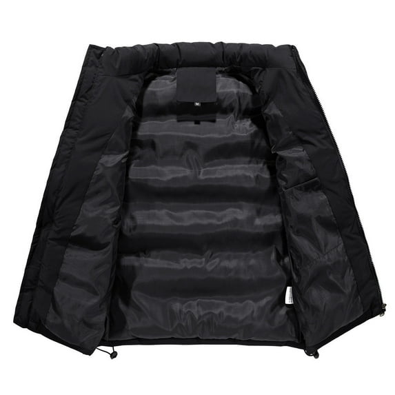 Toimothcn Mens Puffer Vest Winter New Lightweight Down Vest Solid Color Warm Thickened Windproof Sports Sleeveless Winter Jackets Comfy Outwear