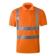 thumbnail image 1 of Toimothcn Mens Safety Shirts High Visibility Tee Shirts For Men Pullover Reflective Short Sleeve Tee Shirts Tops Orange Xxxl, 1 of 4