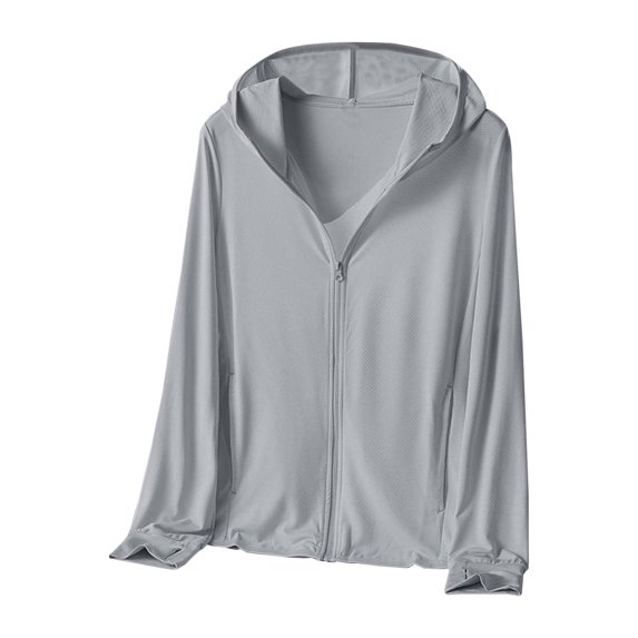 Toimothcn Mens Shirts Full Zip Sun-Proof Hoodie Jacket Long Sleeve Solid Color Fishing Hiking Shirt Lightweight Soft Shirt Tops Comfy Mens Dailywear